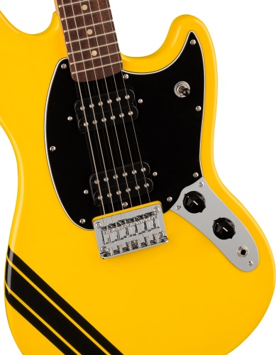 FENDER SQUIER BULLET MUSTANG HH COMP Graffiti Yellow фото 3